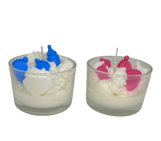 Baby Shower Themed Goodie Candle